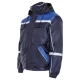 Jacheta de iarna impermeabila cu dungi reflectorizante, bleumarin cu albastru Jacheta de iarna impermeabila cu dungi reflectorizante, bleumarin cu albastru