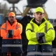 Jacheta HiVis de iarna 3 in 1, galben-negru