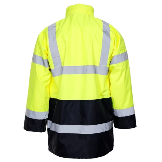 Jacheta HiVis de iarna 3 in 1, galben-negru