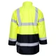 Jacheta HiVis de iarna 3 in 1, galben-negru