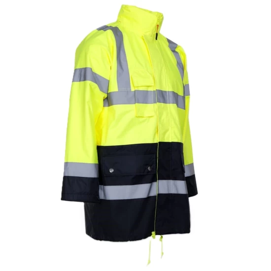 Jacheta HiVis de iarna 3 in 1, galben-negru