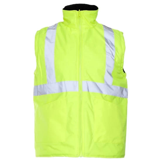 Jacheta HiVis de iarna 3 in 1, galben-negru