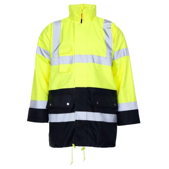 Jacheta HiVis de iarna 3 in 1, galben-negru