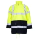 Jacheta HiVis de iarna 3 in 1, galben-negru
