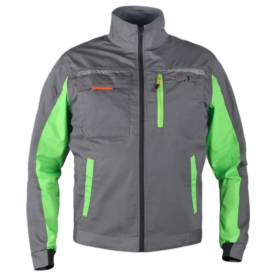 Jacheta de lucru subtire ripstop Royal, 190g/m2,gri-verde Jacheta de lucru subtire ripstop Royal, 190g/m2,gri-verde