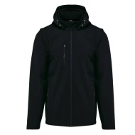 Softshell cu maneci detasabile si gluga, Negru Softshell cu maneci detasabile si gluga, Negru