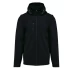 Softshell cu maneci detasabile si gluga, Negru