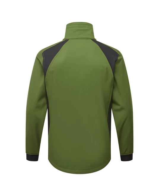 Jacheta softshell 2 straturi, 280g/m2 WX2 Verde masliniu