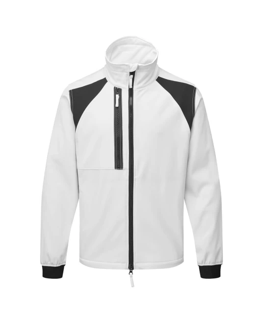 Jacheta softshell 2 straturi, 280g/m2 WX2 Alb