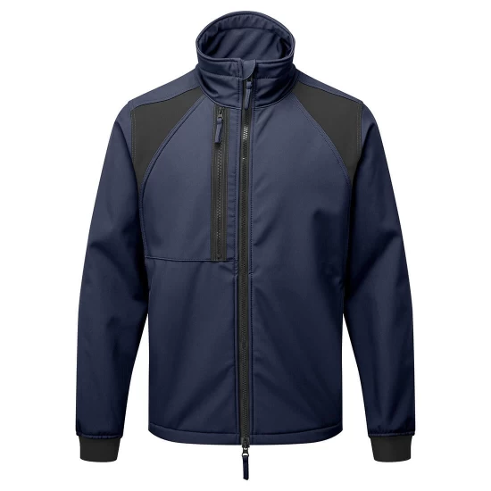 Jacheta softshell 2 straturi, 280g/m2 WX2 bleumarin Jacheta softshell 2 straturi, 280g/m2 WX2 bleumarin