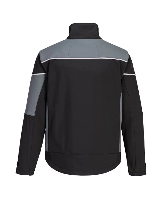 Jacheta softshell 3 straturi 310g/m2 PW3 Negru/Gri Jacheta softshell 3 straturi 310g/m2 PW3 Negru/Gri
