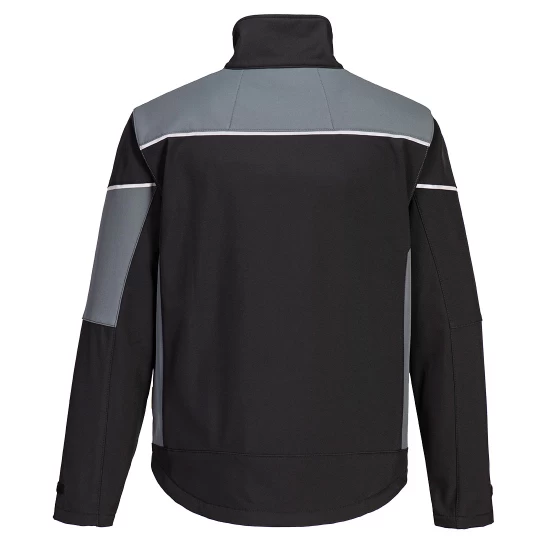 Jacheta softshell 3 straturi 310g/m2 PW3 Negru/Gri Jacheta softshell 3 straturi 310g/m2 PW3 Negru/Gri