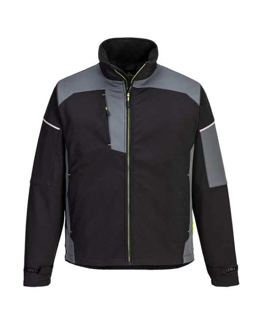 Jacheta softshell 3 straturi 310g/m2 PW3 Negru/Gri Jacheta softshell 3 straturi 310g/m2 PW3 Negru/Gri