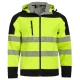 Softshell HiVis cu gluga, galben neon Softshell HiVis cu gluga, galben neon