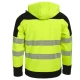 Softshell HiVis cu gluga, galben neon Softshell HiVis cu gluga, galben neon