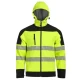Softshell HiVis cu gluga, galben neon Softshell HiVis cu gluga, galben neon