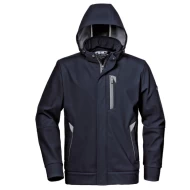 Jacheta softshell premium rezistenta la apa, bleumarin