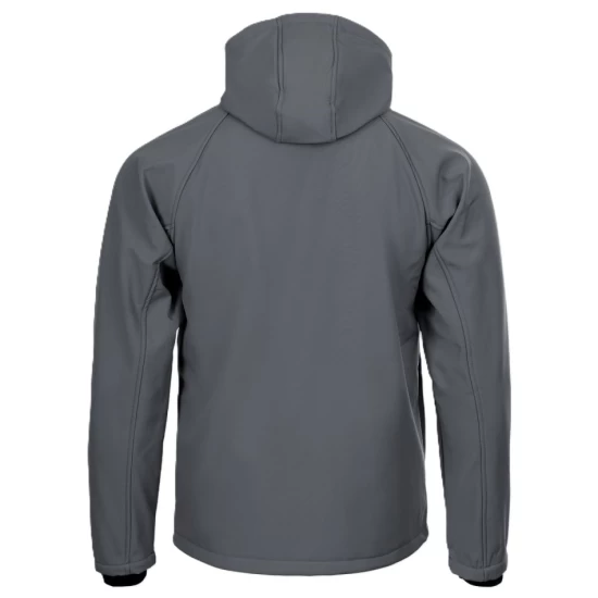 Softshell barbati cu gluga, gri Softshell barbati cu gluga, gri