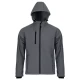 Softshell barbati cu gluga, gri Softshell barbati cu gluga, gri