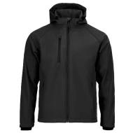Softshell barbati cu gluga, negru Softshell barbati cu gluga, negru