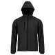 Softshell barbati cu gluga, negru Softshell barbati cu gluga, negru