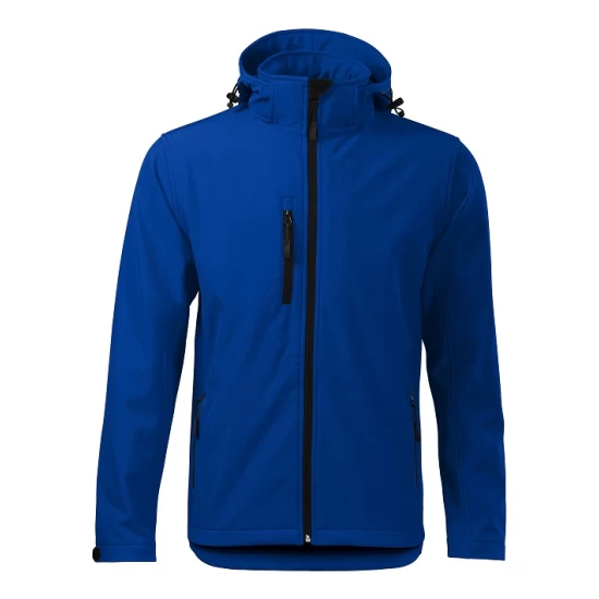 Jacheta softshell cu gluga, Performance barbati Albastru regal Jacheta softshell cu gluga, Performance barbati Albastru regal