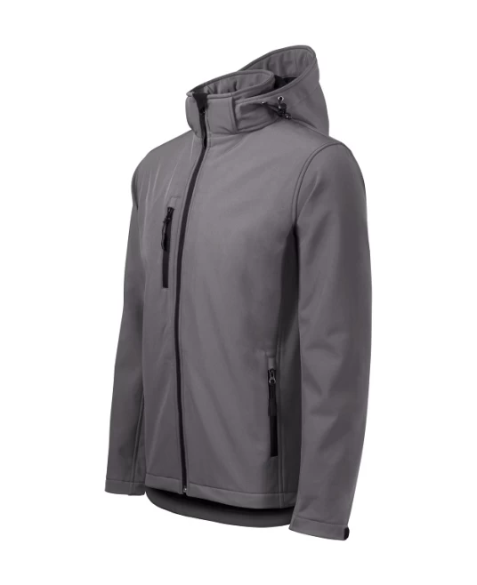 Jacheta softshell  cu gluga, Performance  barbati  Gri metalic Jacheta softshell  cu gluga, Performance  barbati  Gri metalic