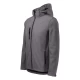 Jacheta softshell cu gluga, Performance barbati Gri metalic Jacheta softshell cu gluga, Performance barbati Gri metalic