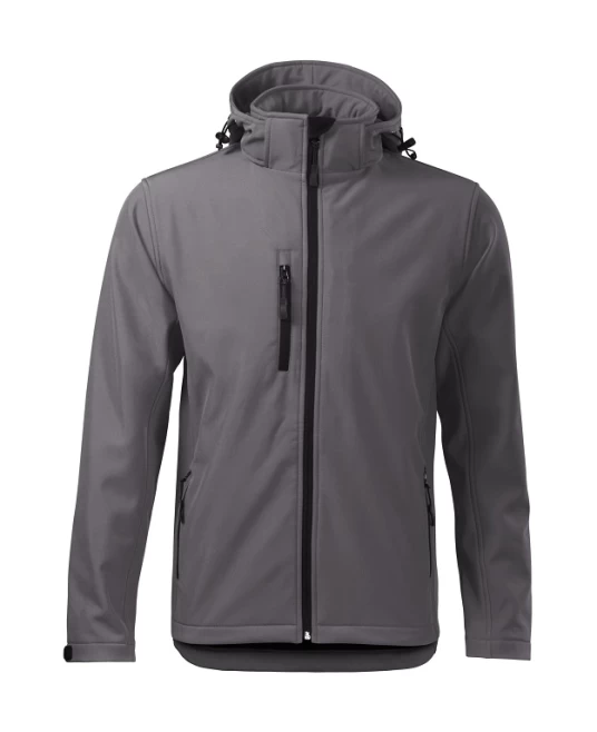 Jacheta softshell  cu gluga, Performance  barbati  Gri metalic Jacheta softshell  cu gluga, Performance  barbati  Gri metalic