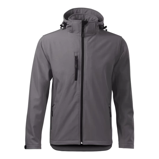 Jacheta softshell cu gluga, Performance barbati Gri metalic Jacheta softshell cu gluga, Performance barbati Gri metalic