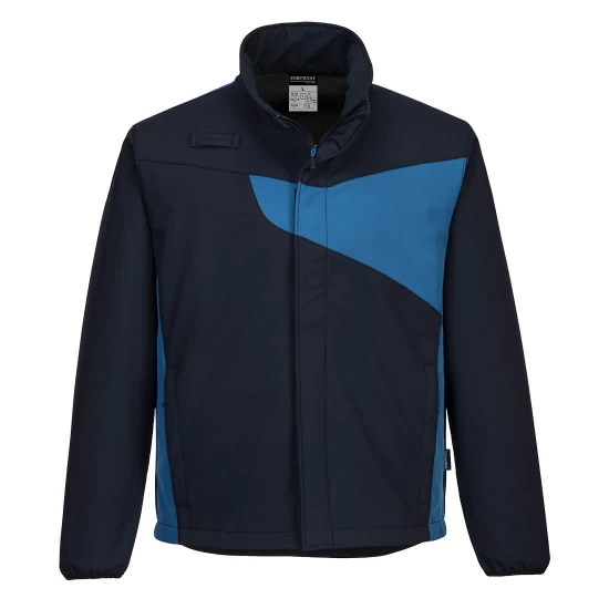 Jacheta softshell fara elemente metalice [PW271] Bleumarin/Royal