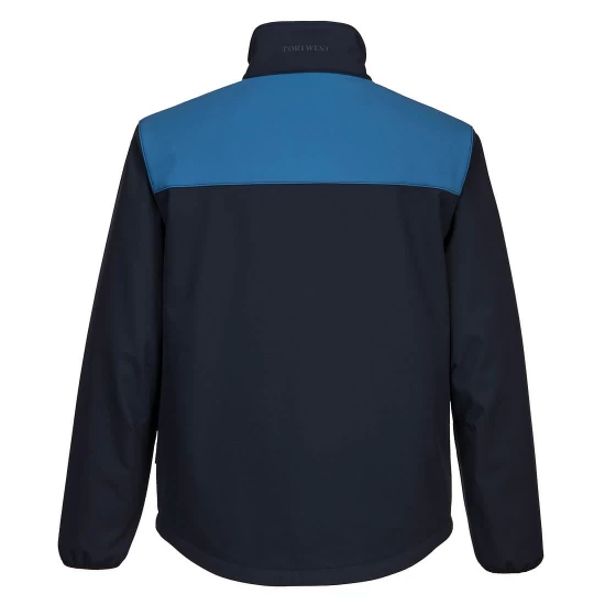 Jacheta softshell fara elemente metalice [PW271] Bleumarin/Royal
