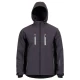 Jacheta softshell de iarna, membrana TPU, gri-negru Jacheta softshell de iarna, membrana TPU, gri-negru