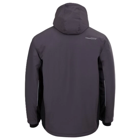 Jacheta softshell de iarna, membrana TPU, gri-negru Jacheta softshell de iarna, membrana TPU, gri-negru