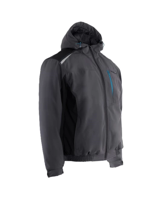 Jacheta softshell  de iarna Rever, gri-negru Jacheta softshell  de iarna Rever, gri-negru