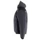 Jacheta softshell sport de iarna, gri-negru Jacheta softshell sport de iarna, gri-negru