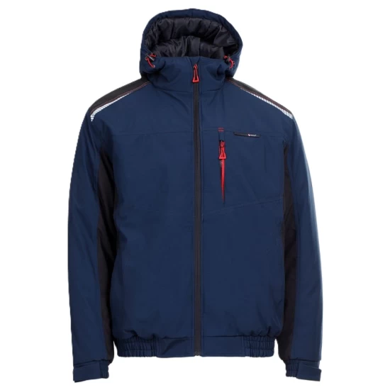 Jacheta softshell sport de iarna, bleumarin-negru Jacheta softshell sport de iarna, bleumarin-negru