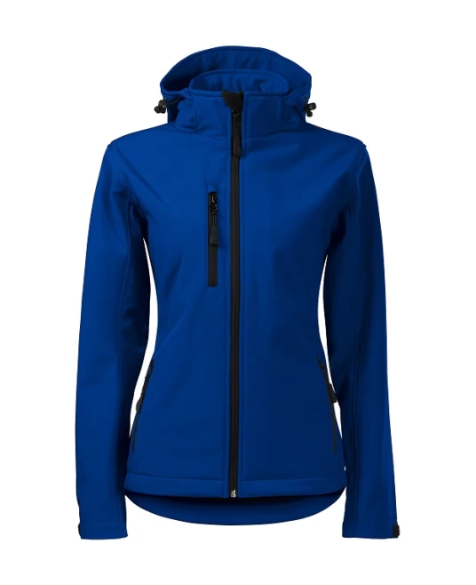 Jacheta softshell impermeabila cu gluga pentru femei Performance Albastru regal