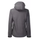 Jacheta softshell impermeabila cu gluga pentru femei Performance Gri metalic Jacheta softshell impermeabila cu gluga pentru femei Performance Gri metalic