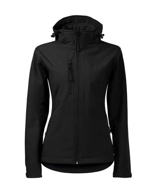 Jacheta softshell impermeabila cu gluga pentru femei Performance Negru Jacheta softshell impermeabila cu gluga pentru femei Performance Negru