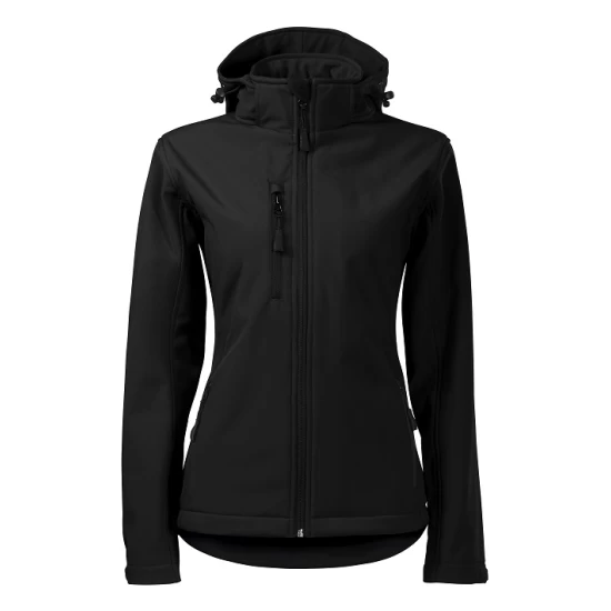 Jacheta softshell impermeabila cu gluga pentru femei Performance Negru Jacheta softshell impermeabila cu gluga pentru femei Performance Negru