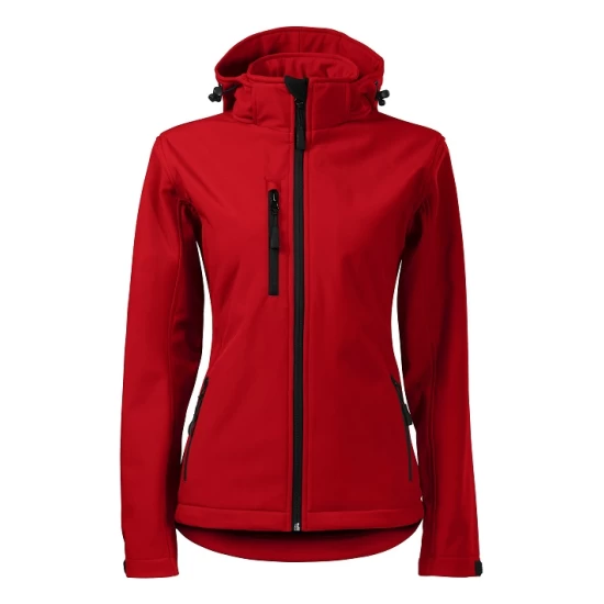 Jacheta softshell impermeabila cu gluga pentru femei Performance Rosu Jacheta softshell impermeabila cu gluga pentru femei Performance Rosu