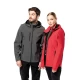 Softshell cu maneci detasabile si gluga, Gri inchis Softshell cu maneci detasabile si gluga, Gri inchis