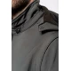 Softshell cu maneci detasabile si gluga, Gri inchis Softshell cu maneci detasabile si gluga, Gri inchis