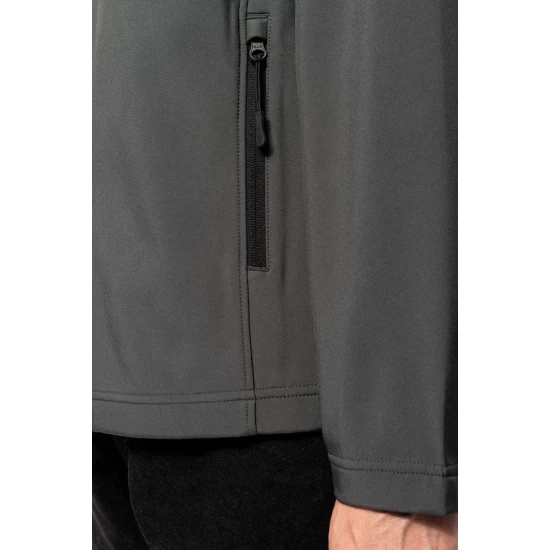 Softshell cu maneci detasabile si gluga, Gri inchis Softshell cu maneci detasabile si gluga, Gri inchis