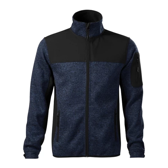 Jacheta softshell captuseala polar bleumarin negru Jacheta softshell captuseala polar bleumarin negru