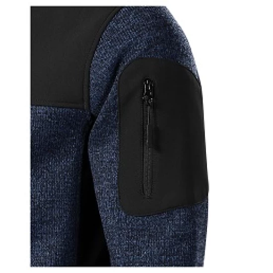 Jacheta softshell captuseala polar bleumarin negru Jacheta softshell captuseala polar bleumarin negru