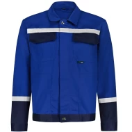 Jacheta tercot Chars cu dungi reflectorizante, 240g/m2, albastru