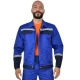 Jacheta tercot Chars cu dungi reflectorizante, 240g/m2, albastru Jacheta tercot Chars cu dungi reflectorizante, 240g/m2, albastru