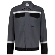 Jacheta tercot Chars cu dungi reflectorizante, 240g/m2, gri